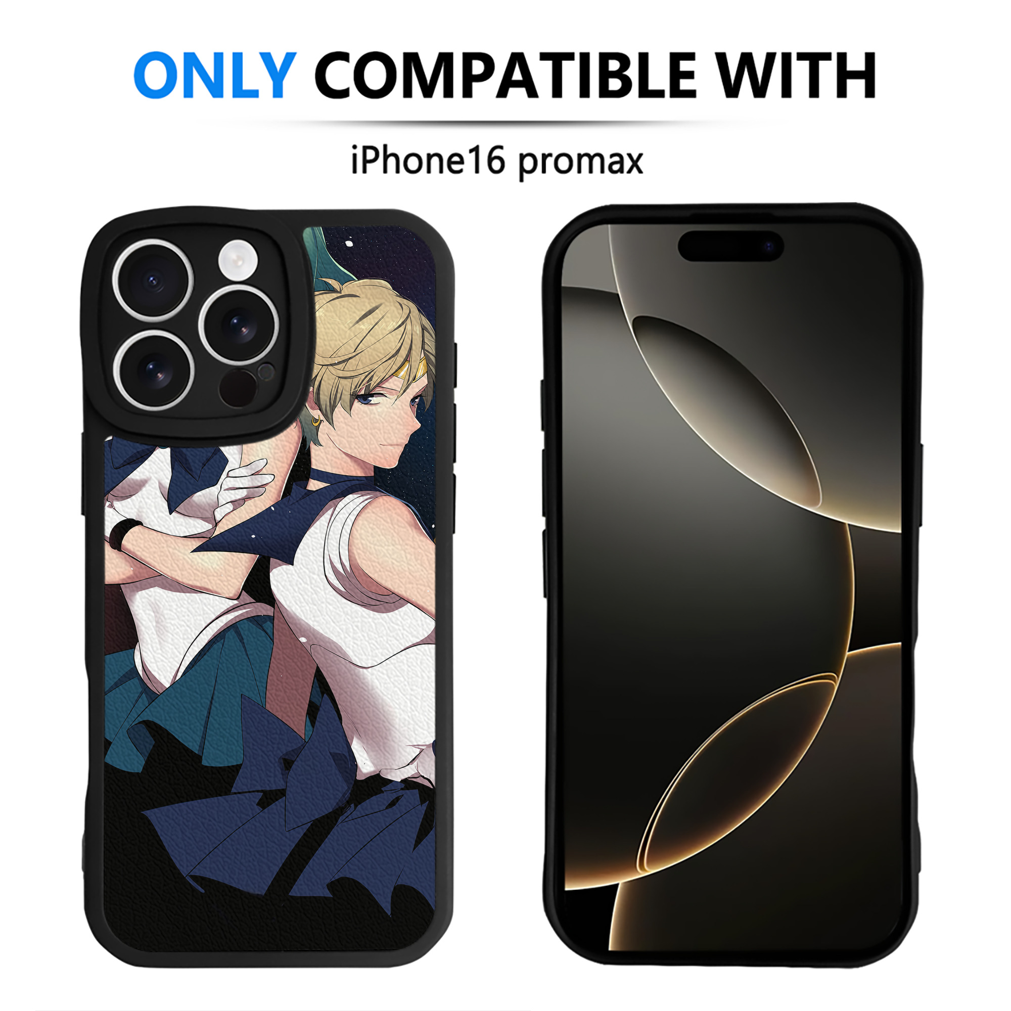 （画像用） 美少女戦士セーラームーン Sailor Moon 【iPhone 16シリーズ対応】シリコンスマホケース（レザー調） 材質：シリコン